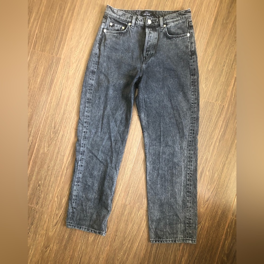 & other stories black mom jeans size 27